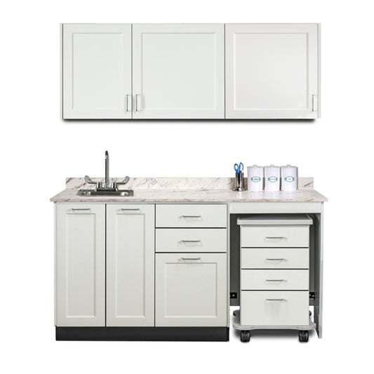 Clinton 758066R Ready Room My Way,  66" Fashion Finish, Cart-Mate Cabinetry Suite/Cart Right