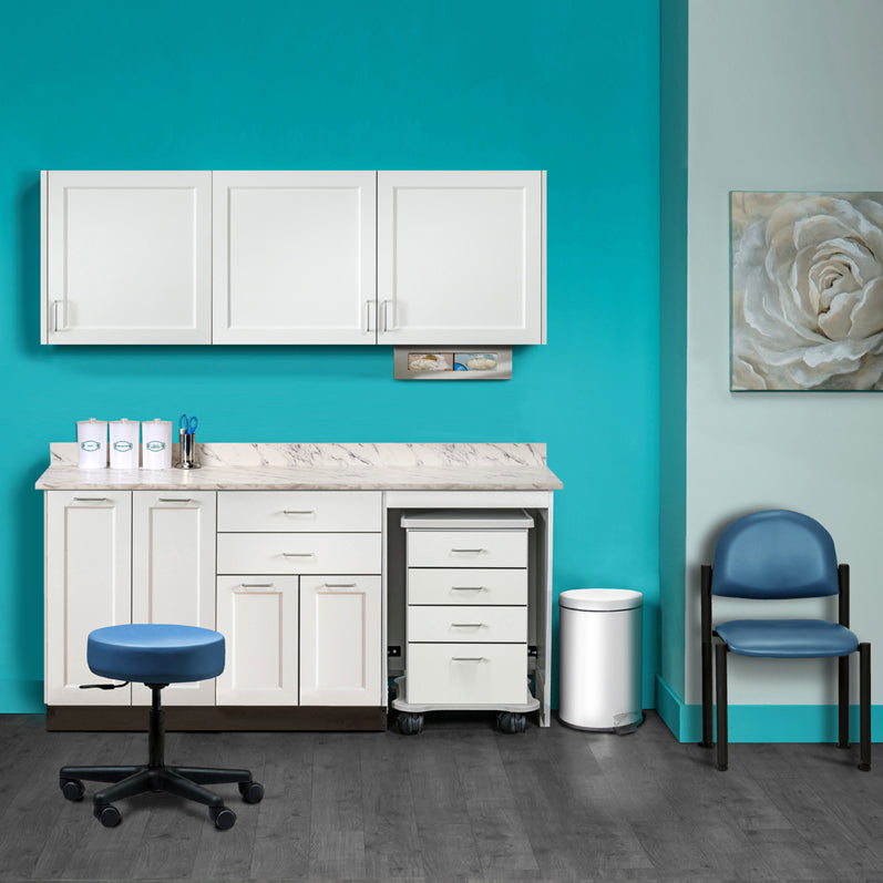 Clinton 758072R Ready Room My Way,  72" Fashion Finish,  Cart-Mate Cabinetry Suite/Cart Right