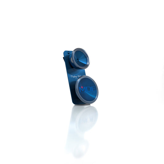 MDF Instruments 270427DT-166 Pediatric Stethoscope Bell and Diaphragm Attachment - MD One® Epoch® Titanium Stethoscope Capridium Blue