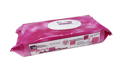 Innovative Healthcare 80-502 Dermassist Adult Wipes - 9� X 13�, 64/Tub, 12 Tubs/Cs