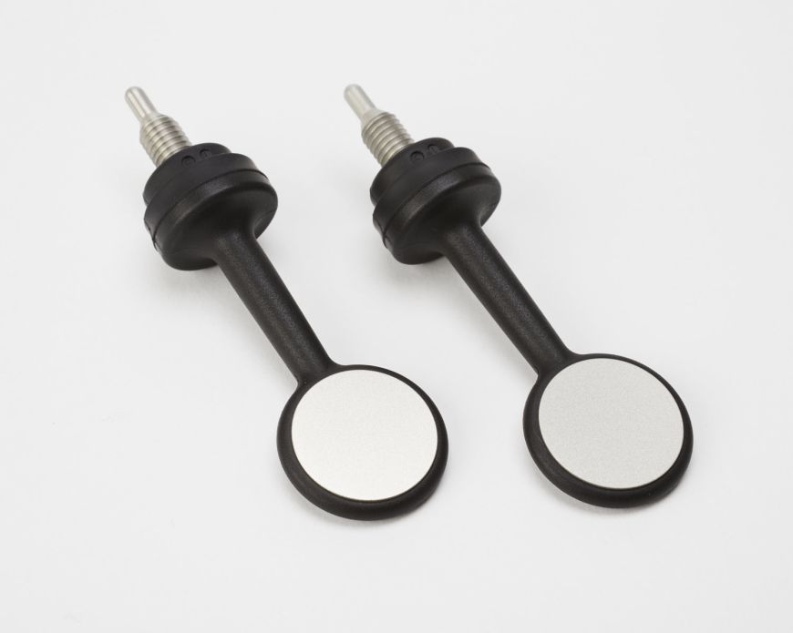 Zoll Medical 8000-0277-07 Over Molded Internal Electrode Paddles, 1.0" (2.6 Cm) Dia. By 3.9" (10.0 Cm) Short Pair, Pediatric