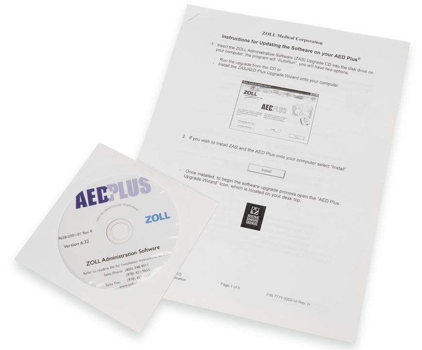 Zoll Medical 8000-0311-01 Zoll Administration Software, Cd-Rom