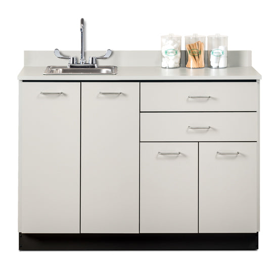 Clinton 8048 Base Cabinet with 4 Doors and 2 Drawers