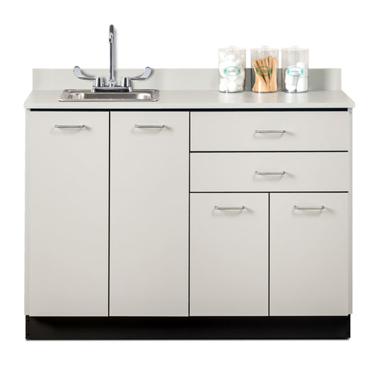 Clinton 8048 Base Cabinet with 4 Doors and 2 Drawers