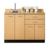 Clinton 8048 Base Cabinet with 4 Doors and 2 Drawers