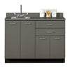 Clinton 8048 Base Cabinet with 4 Doors and 2 Drawers