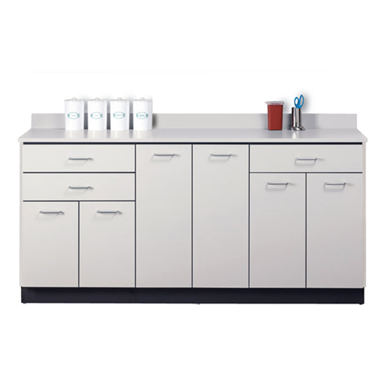 Clinton 8072 Base Cabinet with 6 Doors and 3 Drawers