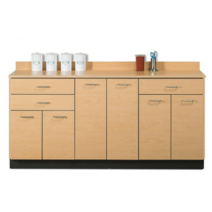Clinton 8072 Base Cabinet with 6 Doors and 3 Drawers