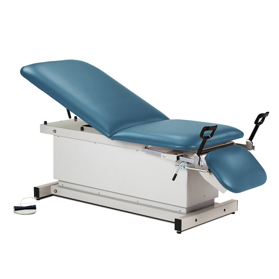 Clinton 81360 Power 500, Shrouded, Power Table with Stirrups, Adjustable Backrest and Footrest