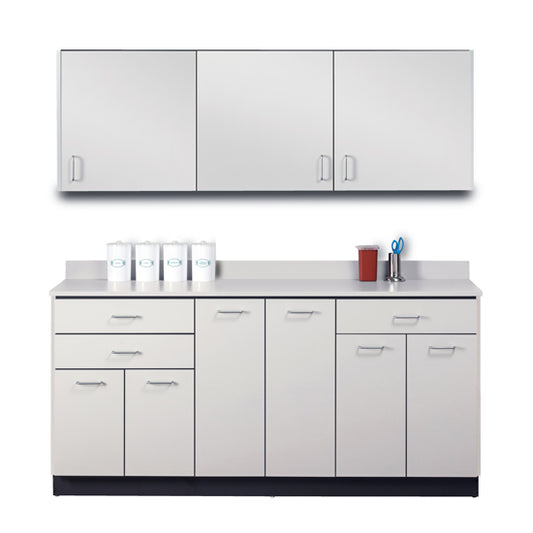 Clinton 827272 72" Base and Wall Cabinet Combination