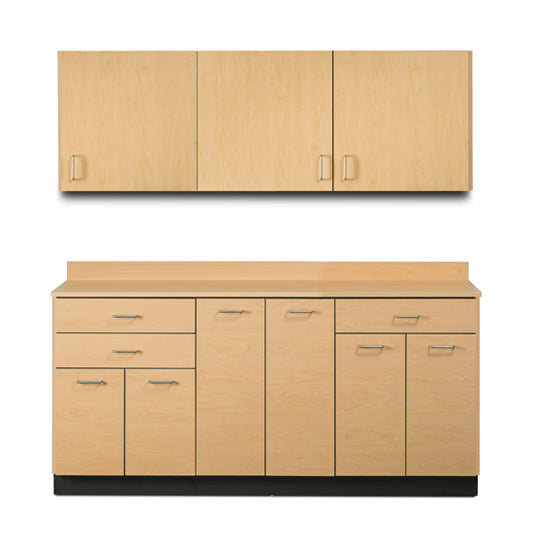 Clinton 827272 72" Base and Wall Cabinet Combination