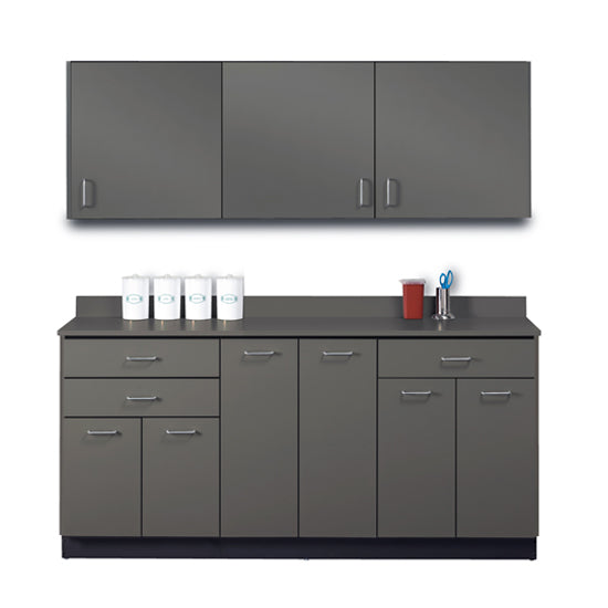 Clinton 827272 72" Base and Wall Cabinet Combination
