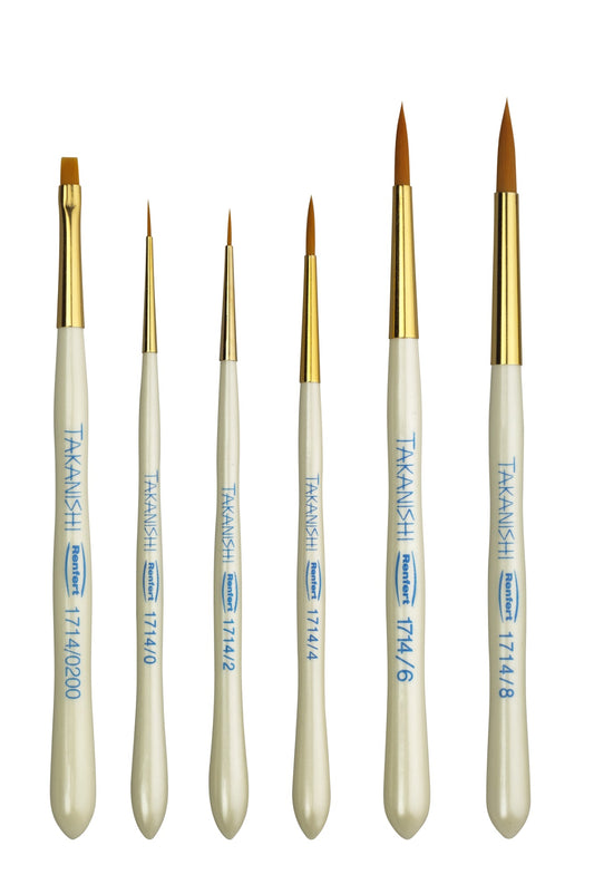 Renfert 17140000 Takanishi Brushes (6 Pcs)