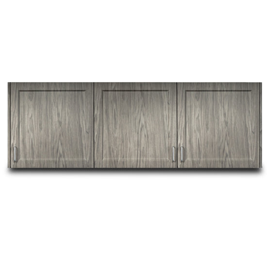 Clinton 8372 72" Fashion Finish, Wall Cabinet with 3 Doors