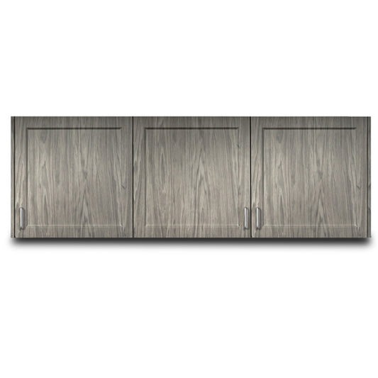 Clinton 8372 72" Fashion Finish, Wall Cabinet with 3 Doors