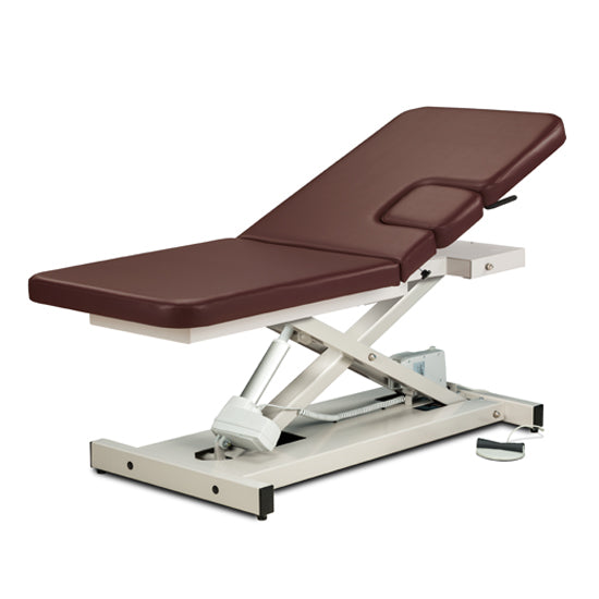 Clinton 85200 Open Base, Power Imaging Table with Window Drop and Adjustable Backrest
