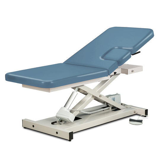 Clinton 85200 Open Base, Power Imaging Table with Window Drop and Adjustable Backrest