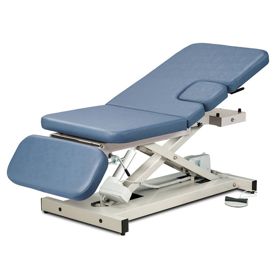 Clinton 85300 Open Base, Power Imaging Table with 3 Section Top