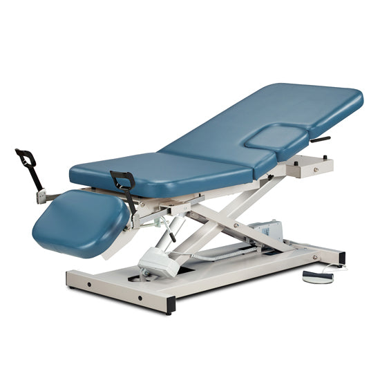Clinton 85309 Open Base, Multi-Use Power Imaging Table with Stirrups