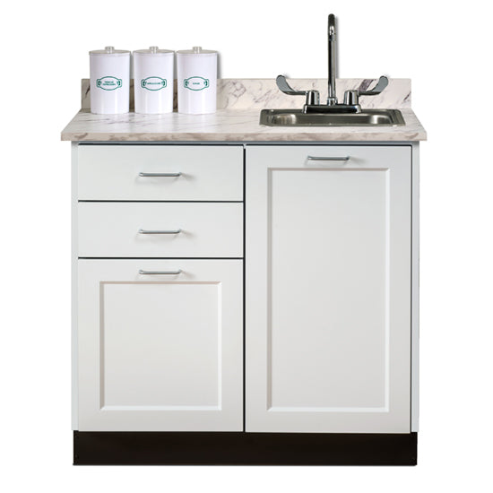 Clinton 8636 36" Fashion Finish, Base Cabinet with 2 Doors and 2 Drawers