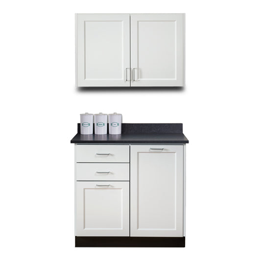 Clinton 8636-MW Ready Room My Way, 36" Fashion Finish Cabinetry Suite