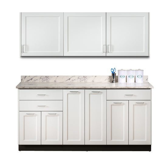 Clinton 8672-MW Ready Room My Way, 72" Fashion Finish Cabinetry Suite