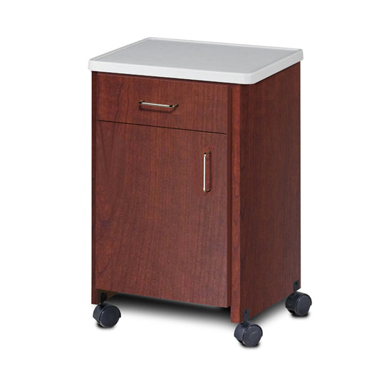 Clinton 8720-A Mobile, Molded Top Bedside Cabinet