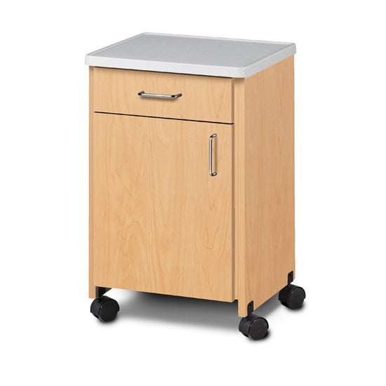Clinton 8720-A Mobile, Molded Top Bedside Cabinet