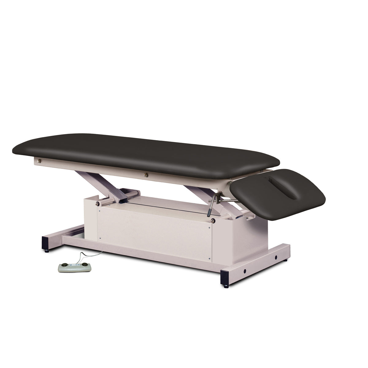 Clinton 87220 Power-Glide, Hi-Lo, Treatment Table with Flat Top and Drop Section