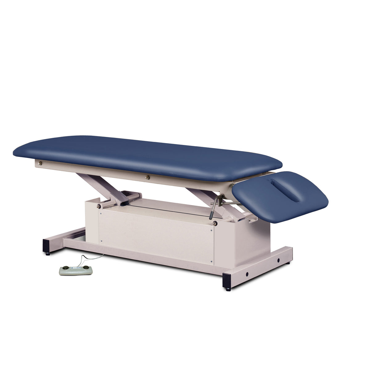 Clinton 87220 Power-Glide, Hi-Lo, Treatment Table with Flat Top and Drop Section