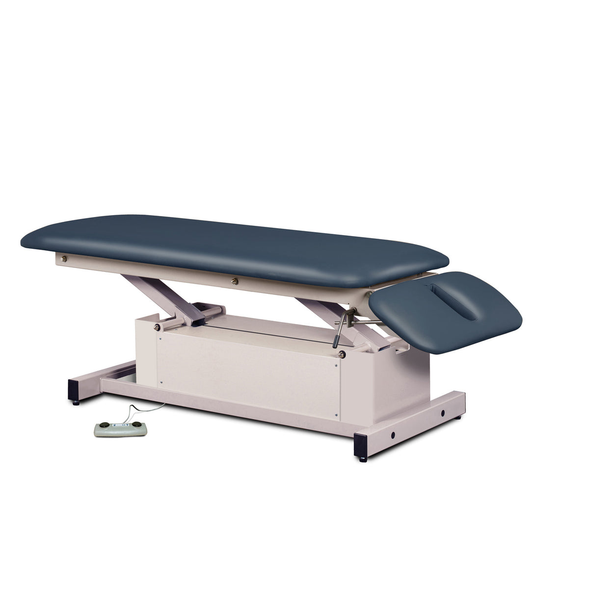 Clinton 87220 Power-Glide, Hi-Lo, Treatment Table with Flat Top and Drop Section