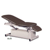Clinton 87360 Power-Glide, Hi-Lo, Treatment Table with Adjustable Backrest, Footrest & Stirrups