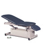 Clinton 87360 Power-Glide, Hi-Lo, Treatment Table with Adjustable Backrest, Footrest & Stirrups