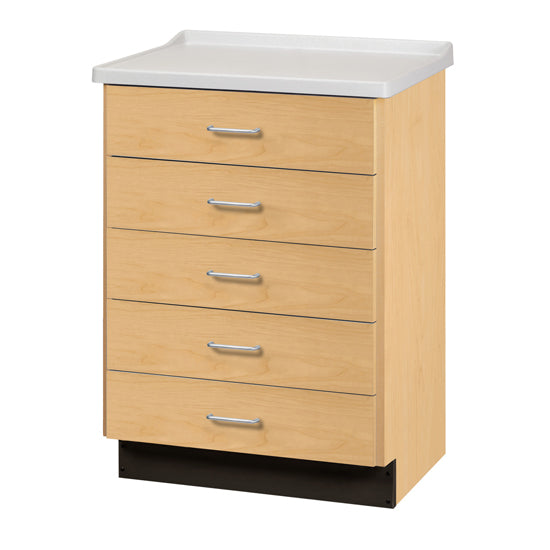 Clinton 8805-A Molded Top Treatment Cabinet with 5 Drawers