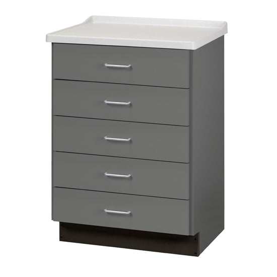 Clinton 8805-A Molded Top Treatment Cabinet with 5 Drawers