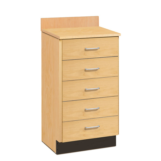 Clinton 8815 18" Treatment Cabinet with 5 Drawers