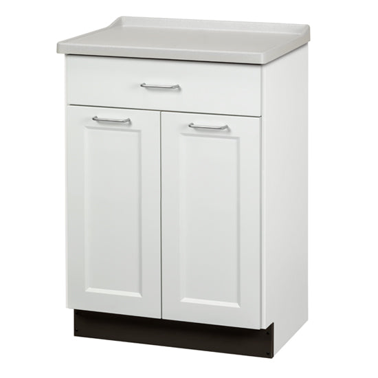 Clinton 8821-AF Fashion Finish, Molded Top Treatment Cabinet with 2 Doors and 1 Drawer