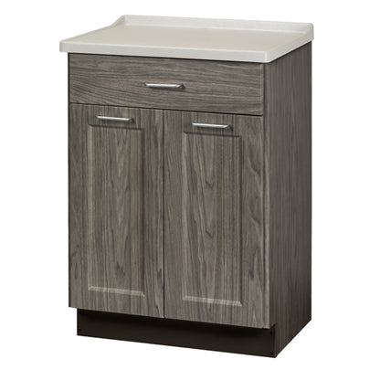 Clinton 8821-AF Fashion Finish, Molded Top Treatment Cabinet with 2 Doors and 1 Drawer
