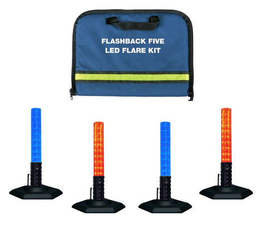 EMI 2014 Flashback Five LED Flare Kit (Red/Blue) (4 Pack)