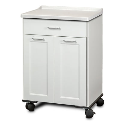 Clinton 8921-AF Fashion Finish Mobile Treatment Cabinet with 2 Doors and 1 Drawer
