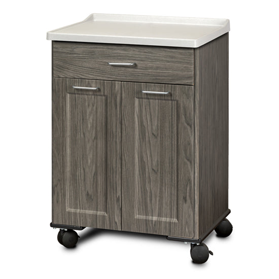 Clinton 8921-AF Fashion Finish Mobile Treatment Cabinet with 2 Doors and 1 Drawer