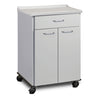 Clinton 8921-A Mobile Treatment Cabinet with 2 Doors and 1 Drawer