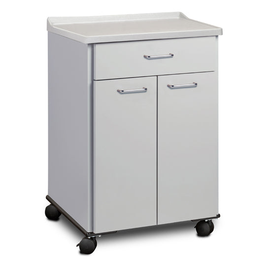 Clinton 8921-A Mobile Treatment Cabinet with 2 Doors and 1 Drawer