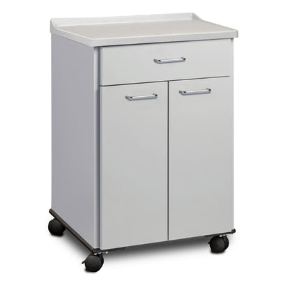 Clinton 8921-A Mobile Treatment Cabinet with 2 Doors and 1 Drawer