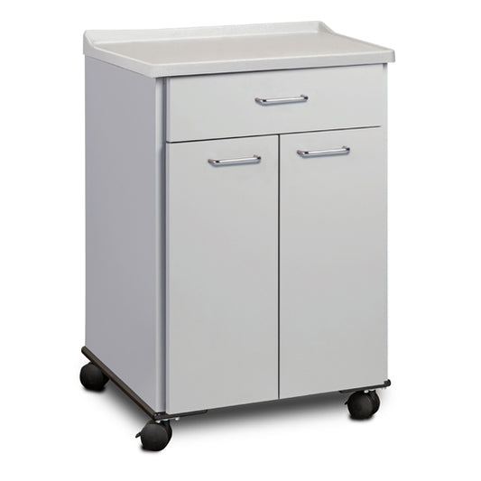 Clinton 8921-A Mobile Treatment Cabinet with 2 Doors and 1 Drawer