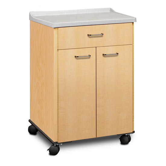 Clinton 8921-A Mobile Treatment Cabinet with 2 Doors and 1 Drawer