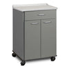 Clinton 8921-A Mobile Treatment Cabinet with 2 Doors and 1 Drawer
