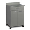 Clinton 8921 Mobile Treatment Cabinet with 2 Doors and 1 Drawer