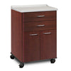 Clinton 8922-A Molded Top, Mobile Treatment Cabinet with 2 Doors and 2 Drawers
