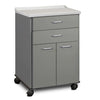 Clinton 8922-A Molded Top, Mobile Treatment Cabinet with 2 Doors and 2 Drawers